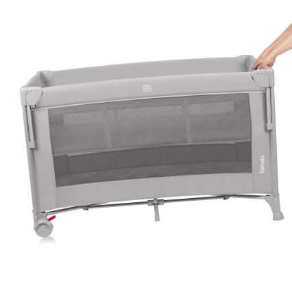 Lionelo - Rejseseng 3 i 1 ELLEN Betongrå