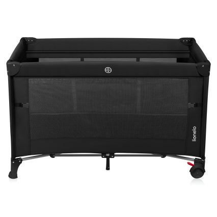 Lionelo - Rejseseng 3-i-1 ELLEN Black Carbon