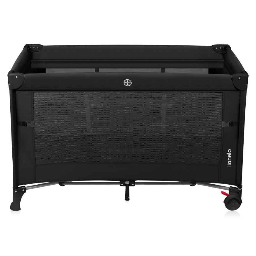 Lionelo - Rejseseng 3-i-1 ELLEN Black Carbon