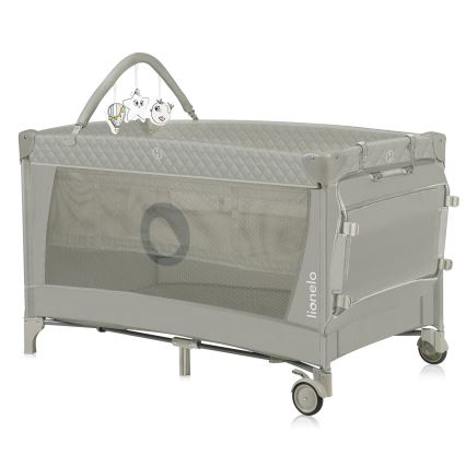 Lionelo - Rejseseng FLOWER Cappuccino