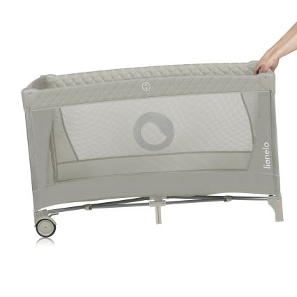 Lionelo - Rejseseng FLOWER Cappuccino