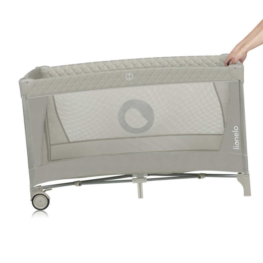 Lionelo - Rejseseng FLOWER Cappuccino