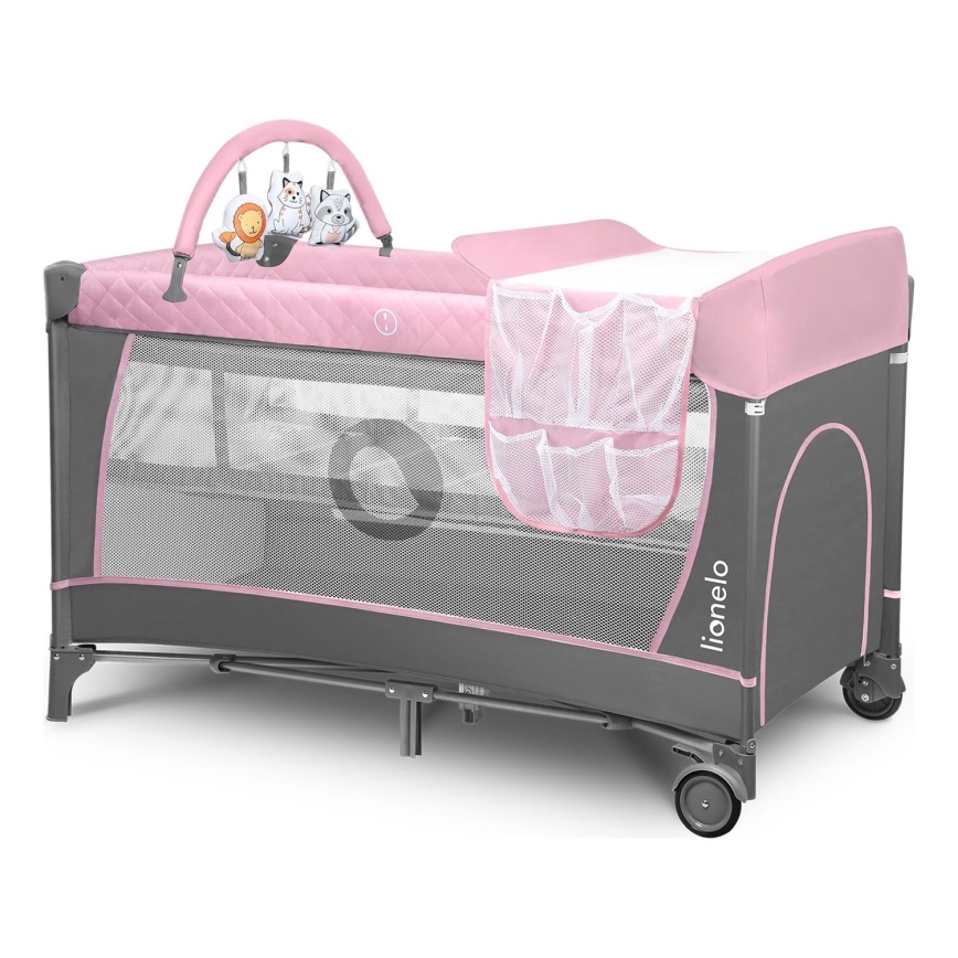 Lionelo - Rejseseng FLOWER Flamingo