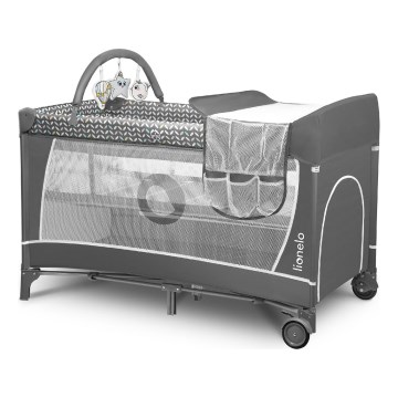 Lionelo - Rejseseng FLOWER Grey Scandi