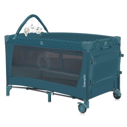 Lionelo - Rejseseng FLOWER Grøn Turkis