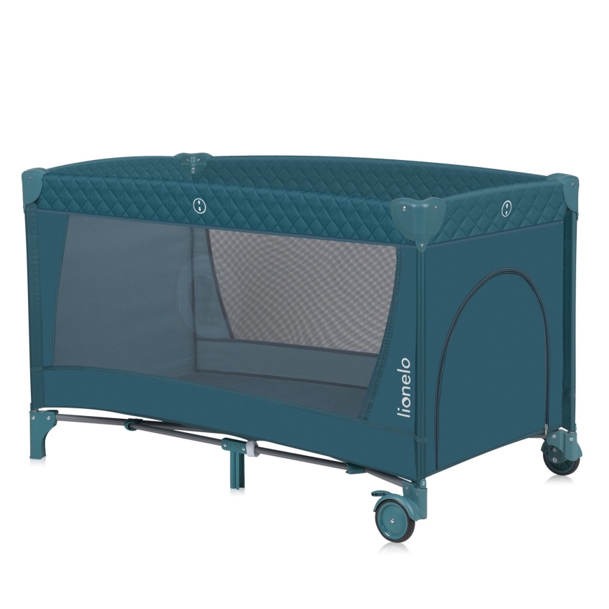 Lionelo - Rejseseng FLOWER Grøn Turkis