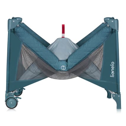 Lionelo - Rejseseng FLOWER Grøn Turkis