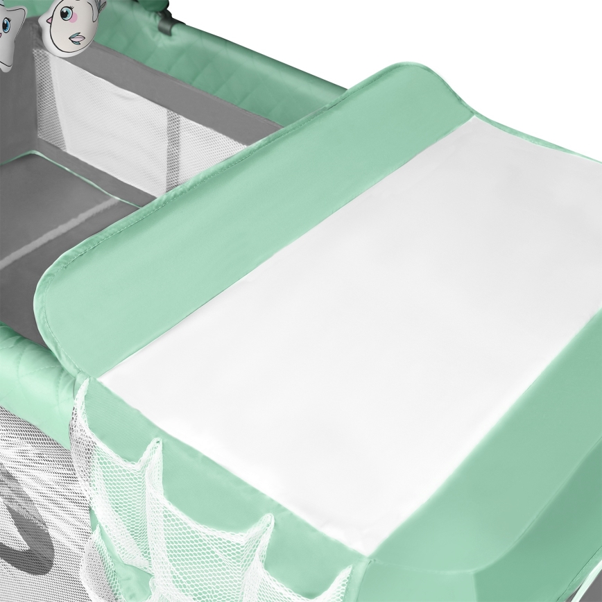 Lionelo - Rejseseng FLOWER Turquoise