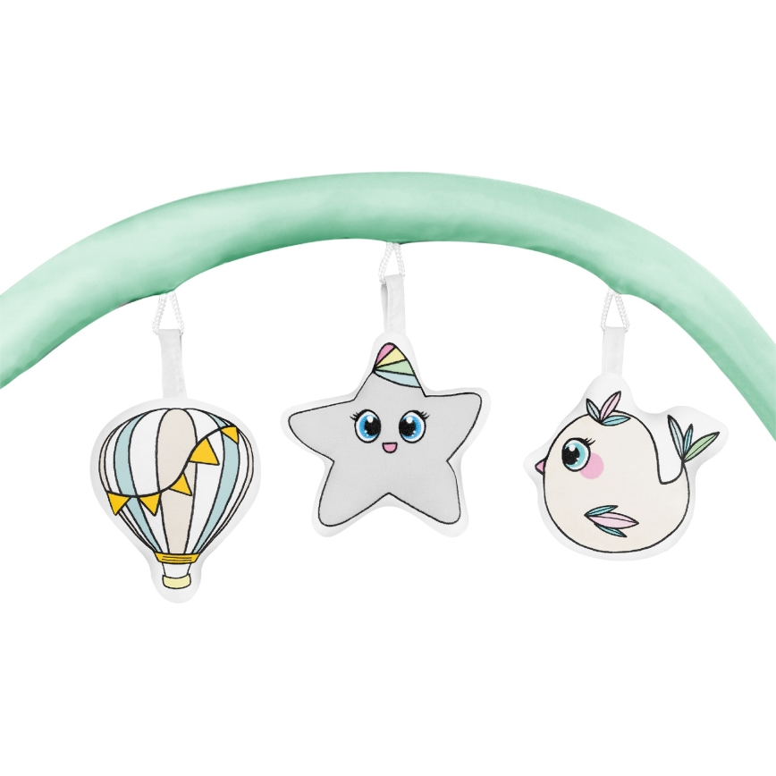 Lionelo - Rejseseng FLOWER Turquoise