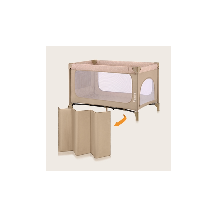 Lionelo - Rejseseng JASMIN EASY FOLD Beige Sand