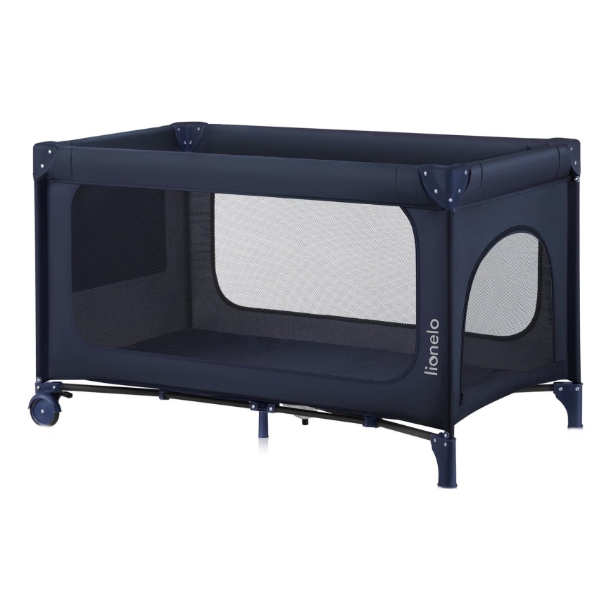 Lionelo - Rejseseng JASMIN EASY FOLD Navy Blue