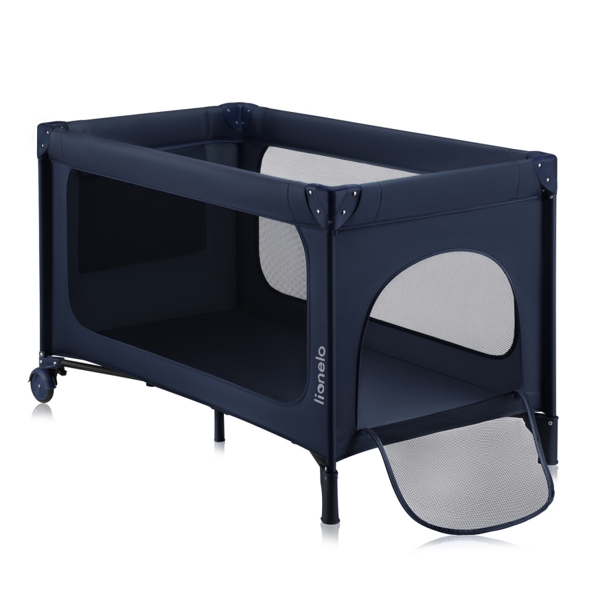 Lionelo - Rejseseng JASMIN EASY FOLD Navy Blue