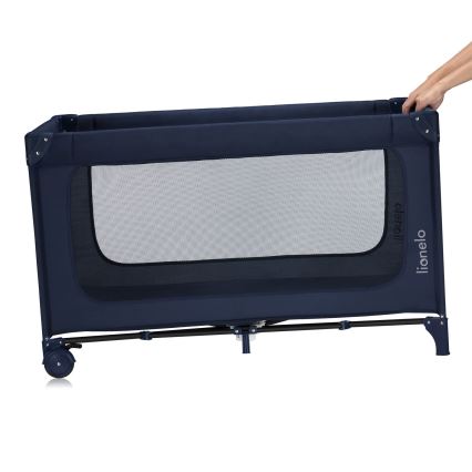 Lionelo - Rejseseng JASMIN EASY FOLD Navy Blue