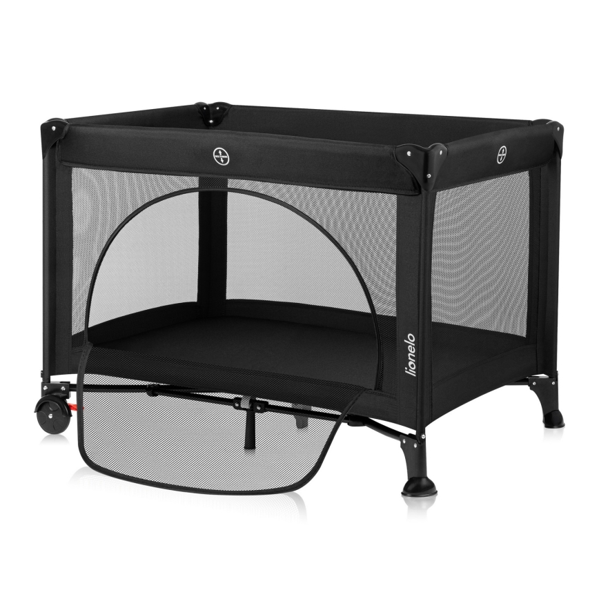 Lionelo - Rejseseng LAURA Black Carbon