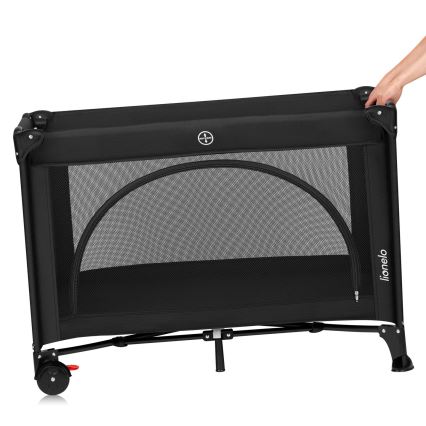 Lionelo - Rejseseng LAURA Black Carbon