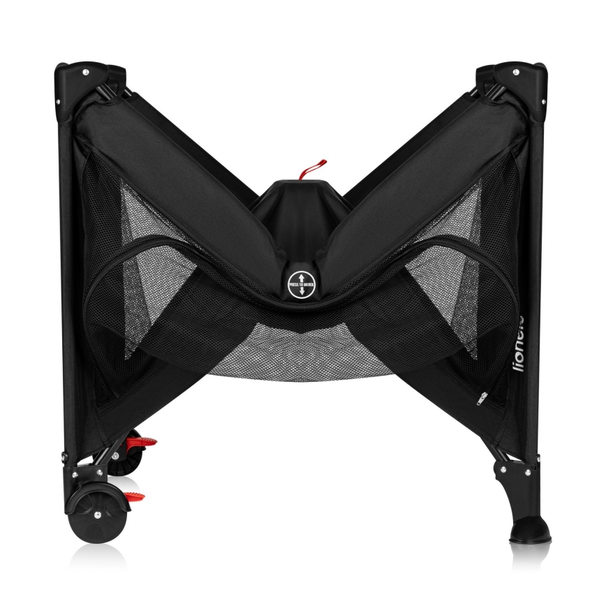 Lionelo - Rejseseng LAURA Black Carbon