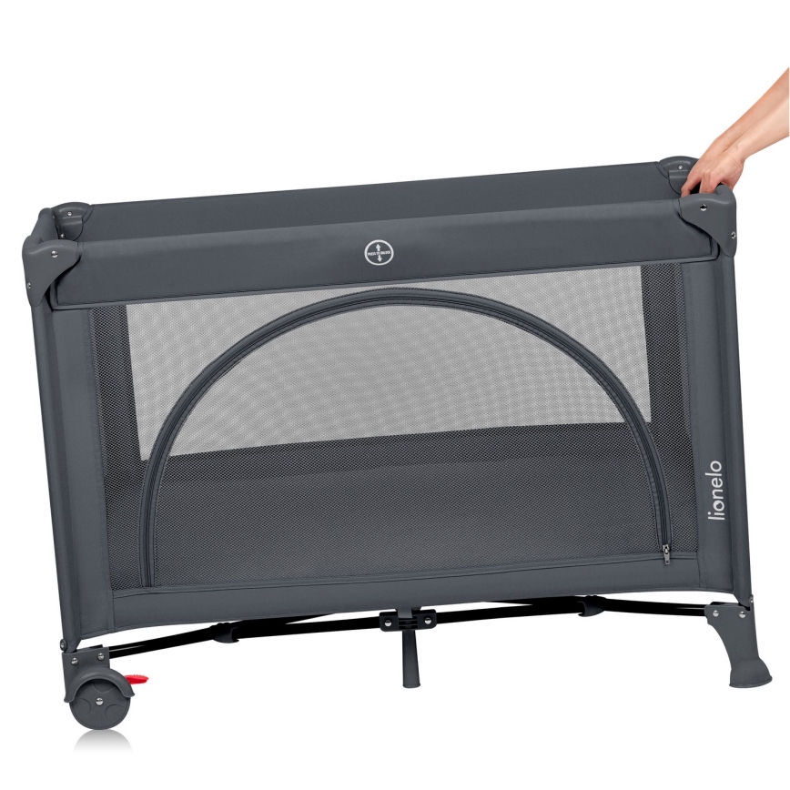 Lionelo - Rejseseng LAURA Grå Beton