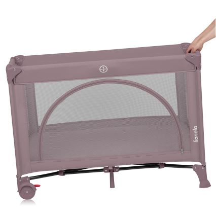 Lionelo - Rejseseng LAURA rosa nude