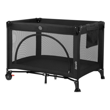 Lionelo - Rejseseng LAURA Sort Carbon