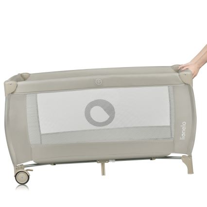 Lionelo - Rejseseng STEFI PLUS Beige Cappuccino
