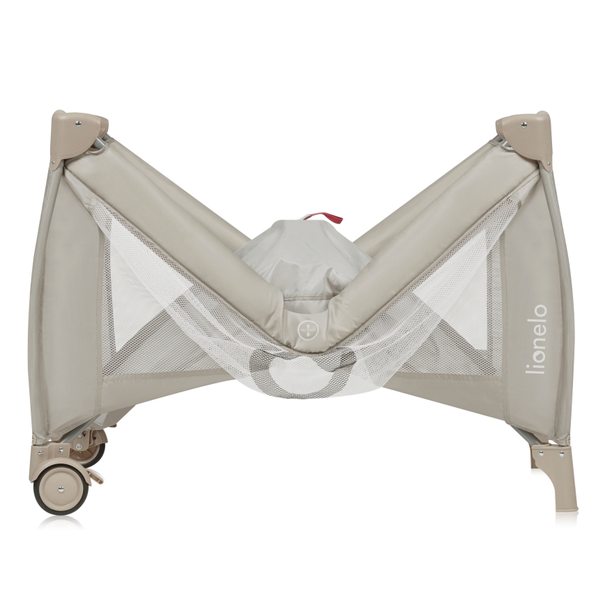 Lionelo - Rejseseng STEFI PLUS Beige Cappuccino