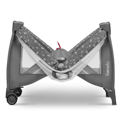 Lionelo - Rejseseng STEFI PLUS Grå Hvid