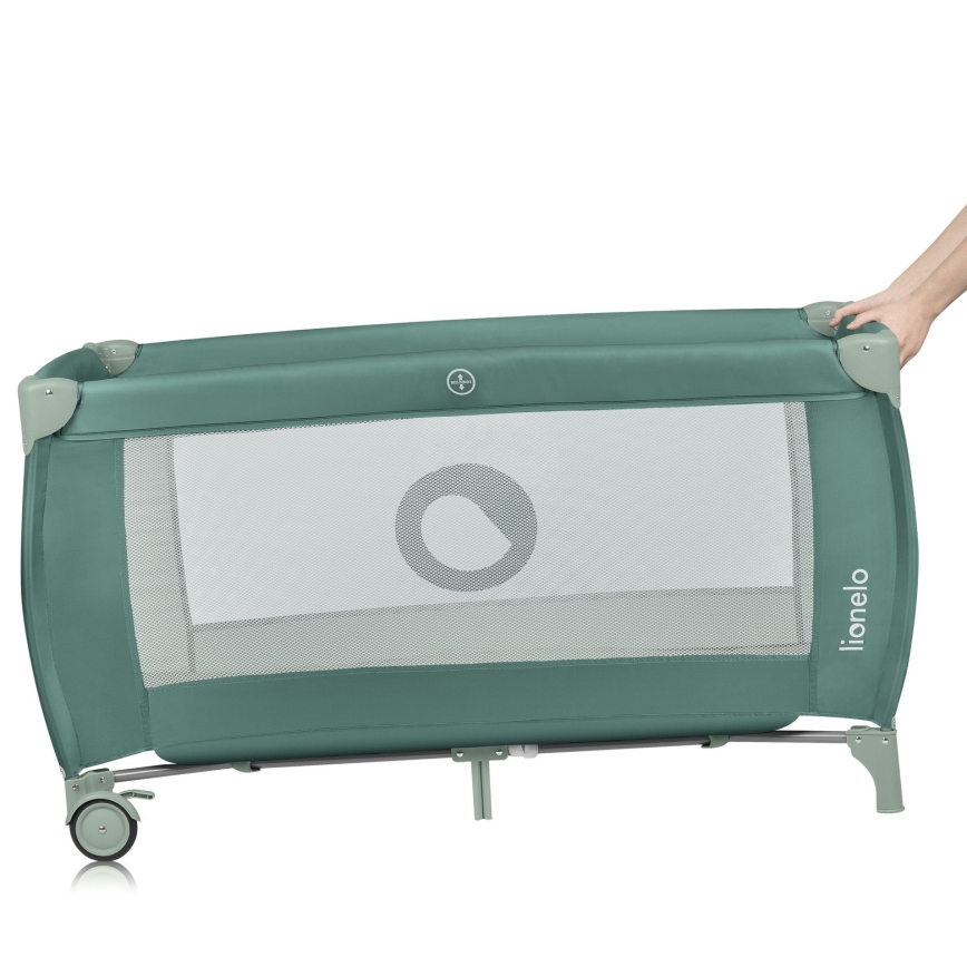 Lionelo - Rejseseng STEFI PLUS, olivengrøn