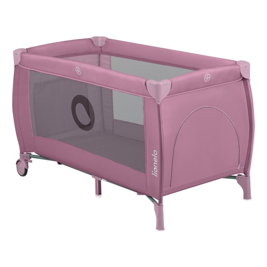 Lionelo - Rejseseng STEFI PLUS Pink Magnolia