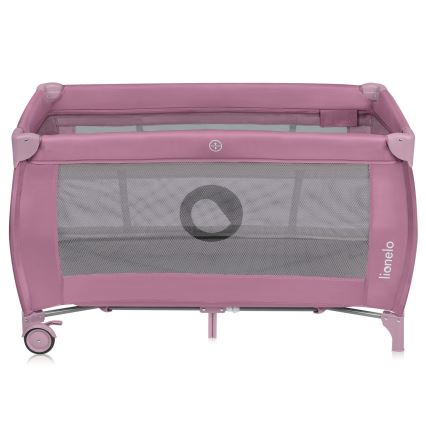 Lionelo - Rejseseng STEFI PLUS Pink Magnolia