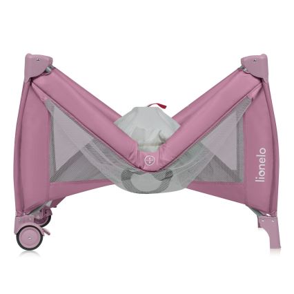 Lionelo - Rejseseng STEFI PLUS Pink Magnolia