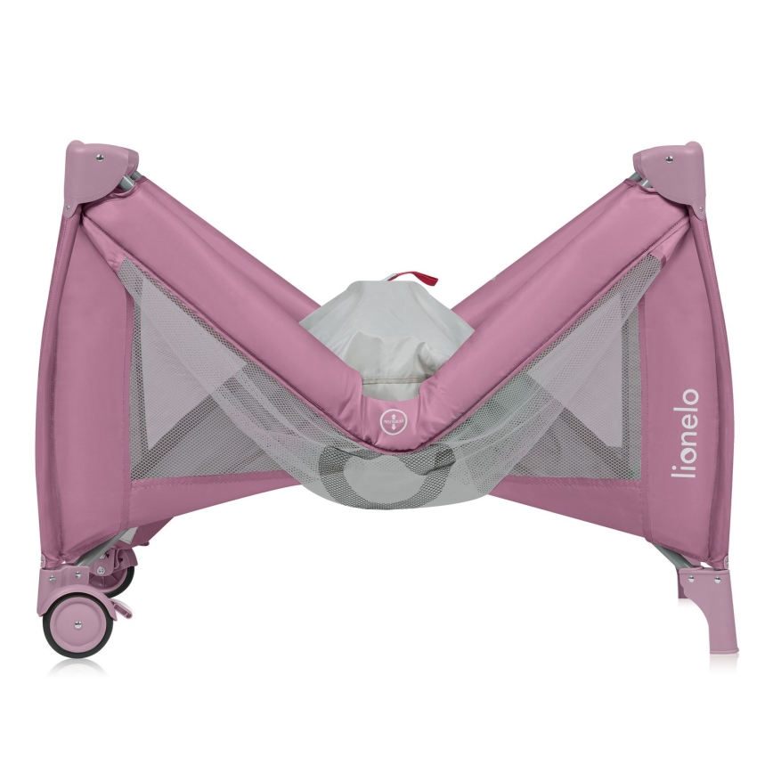 Lionelo - Rejseseng STEFI PLUS Pink Magnolia