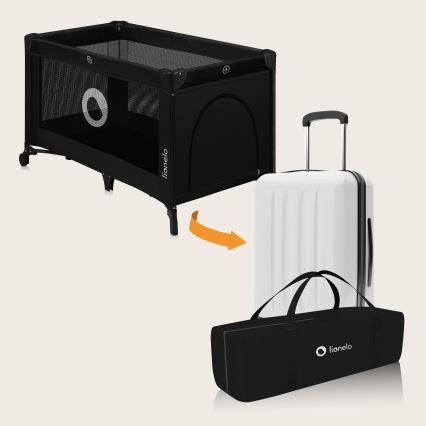 Lionelo - Rejseseng STEFI Sort Carbon
