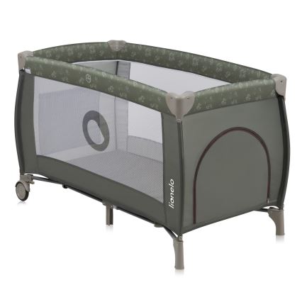 Lionelo - Rejseseng SVEN PLUS Beige/Olive