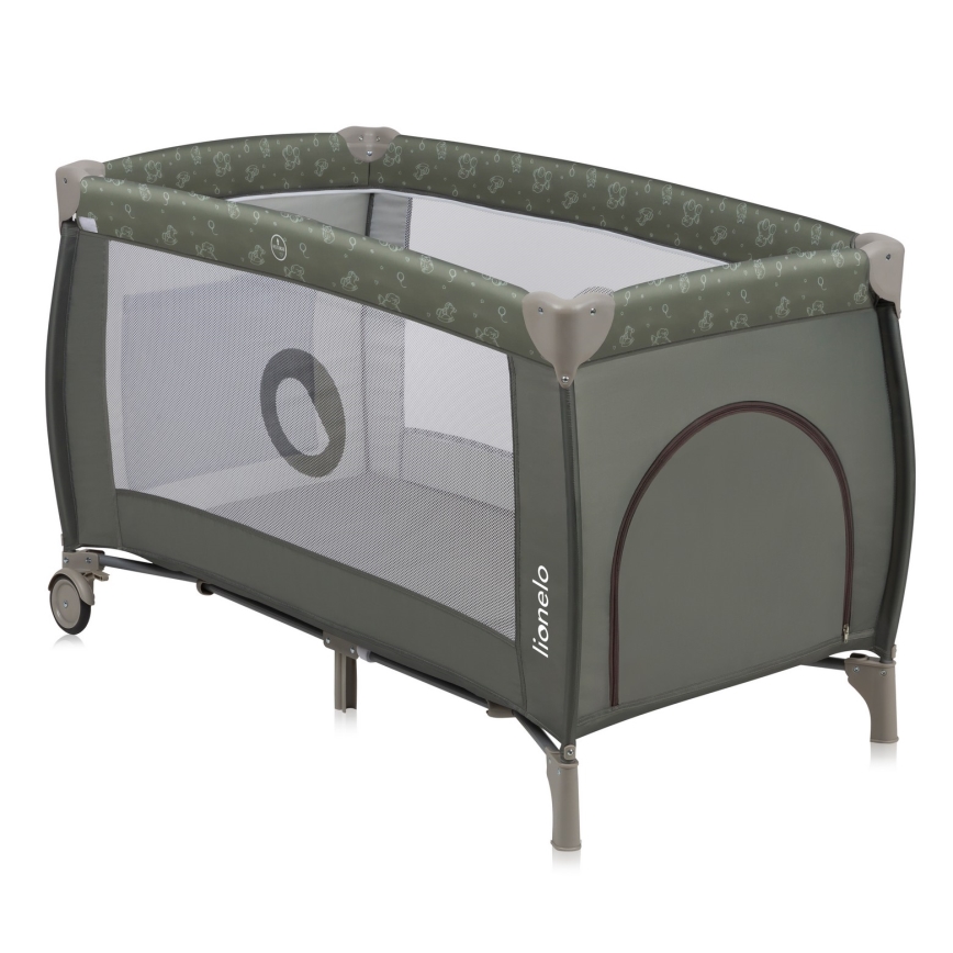 Lionelo - Rejseseng SVEN PLUS Beige/Olive