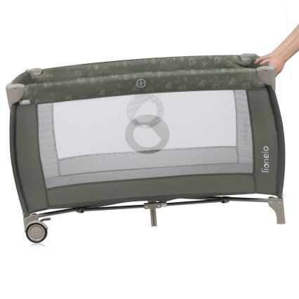Lionelo - Rejseseng SVEN PLUS Beige/Olive