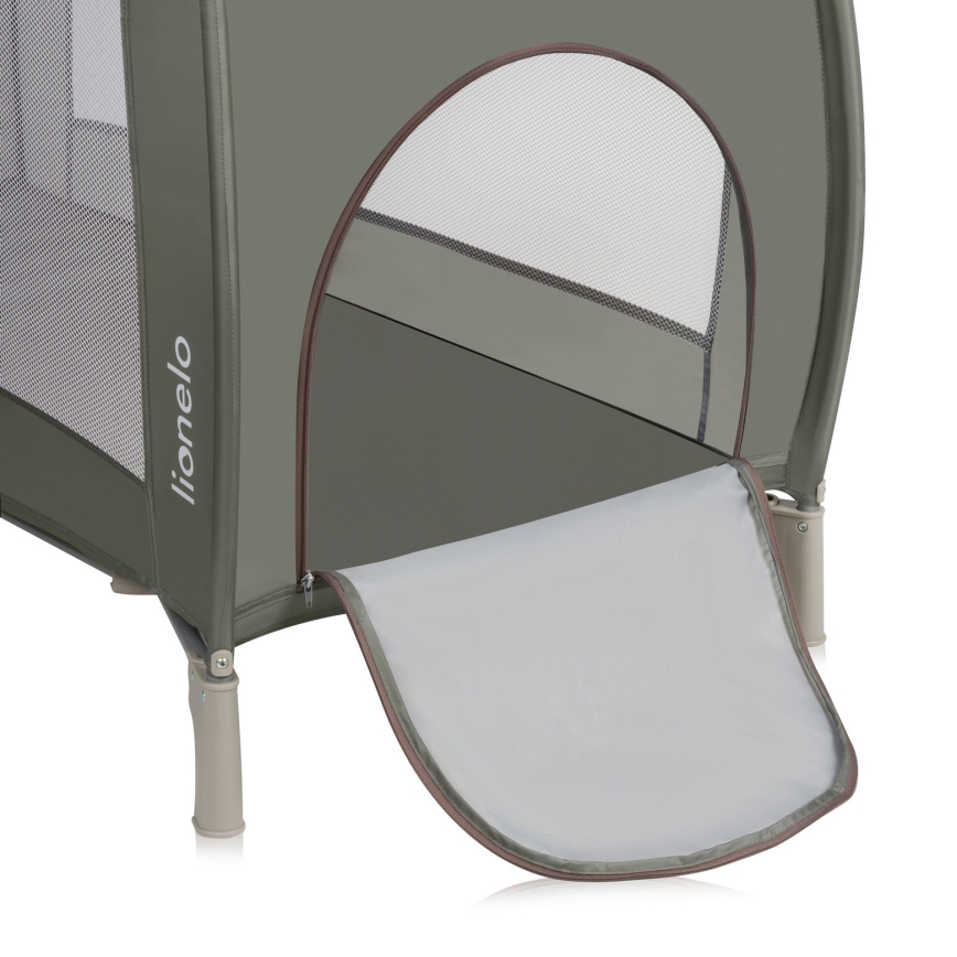 Lionelo - Rejseseng SVEN PLUS Beige/Olive