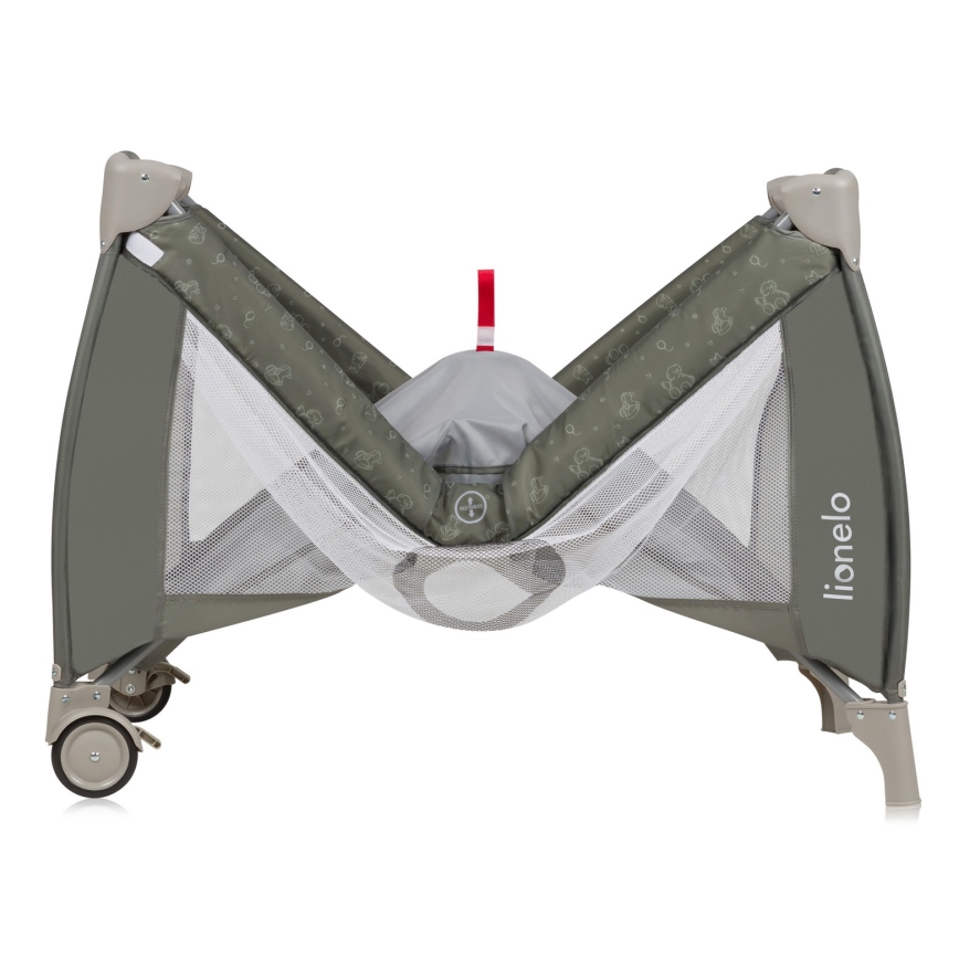Lionelo - Rejseseng SVEN PLUS Beige/Olive