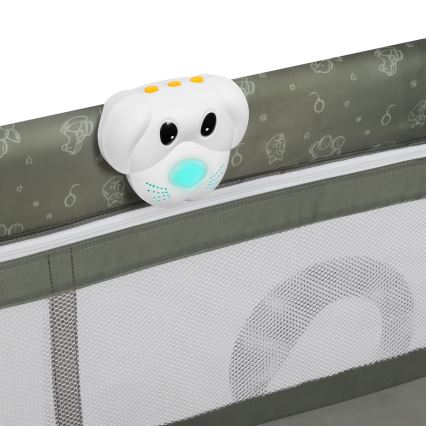 Lionelo - Rejseseng SVEN PLUS Beige Oliven