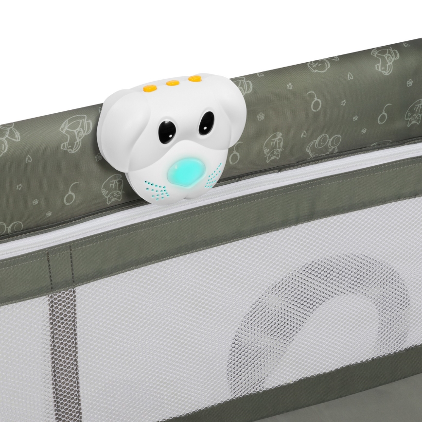 Lionelo - Rejseseng SVEN PLUS Beige Oliven