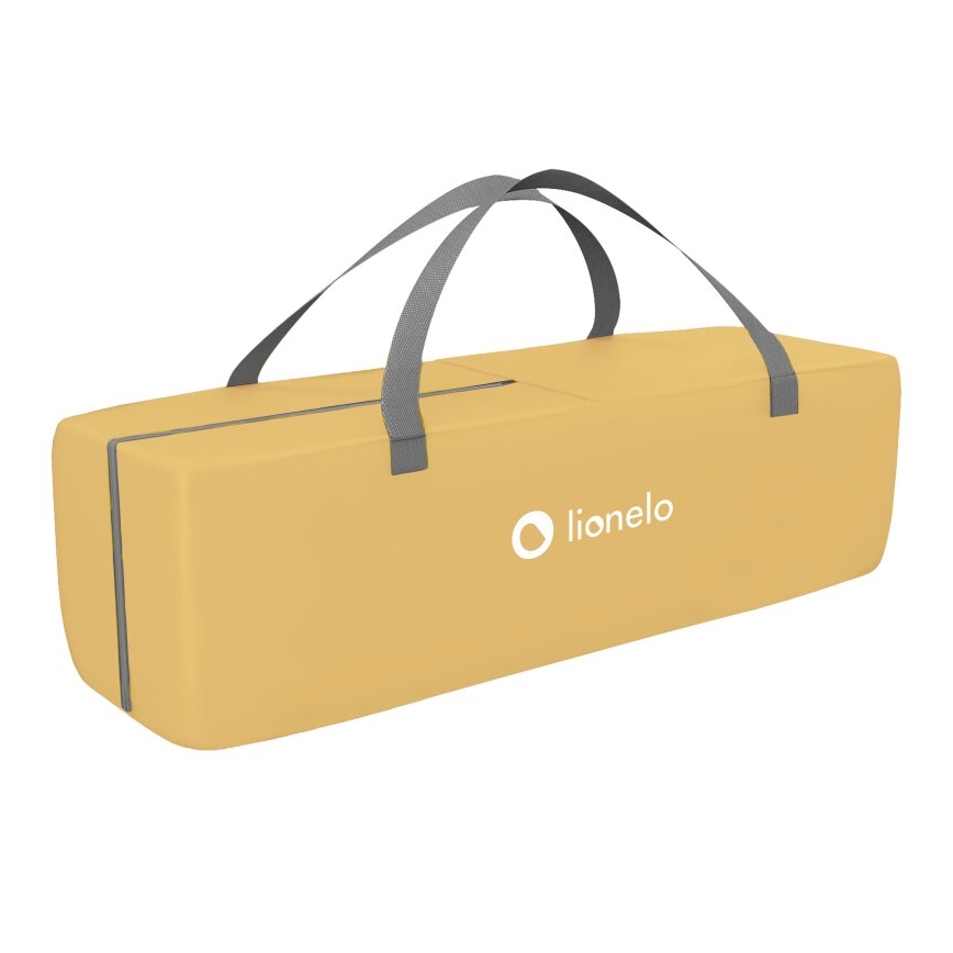 Lionelo - Rejseseng SVEN PLUS grå/gul