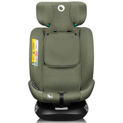 Lionelo - Drejbar autostol med base BASTIAAN ONE i-Size 40-150 cm Olivegrøn