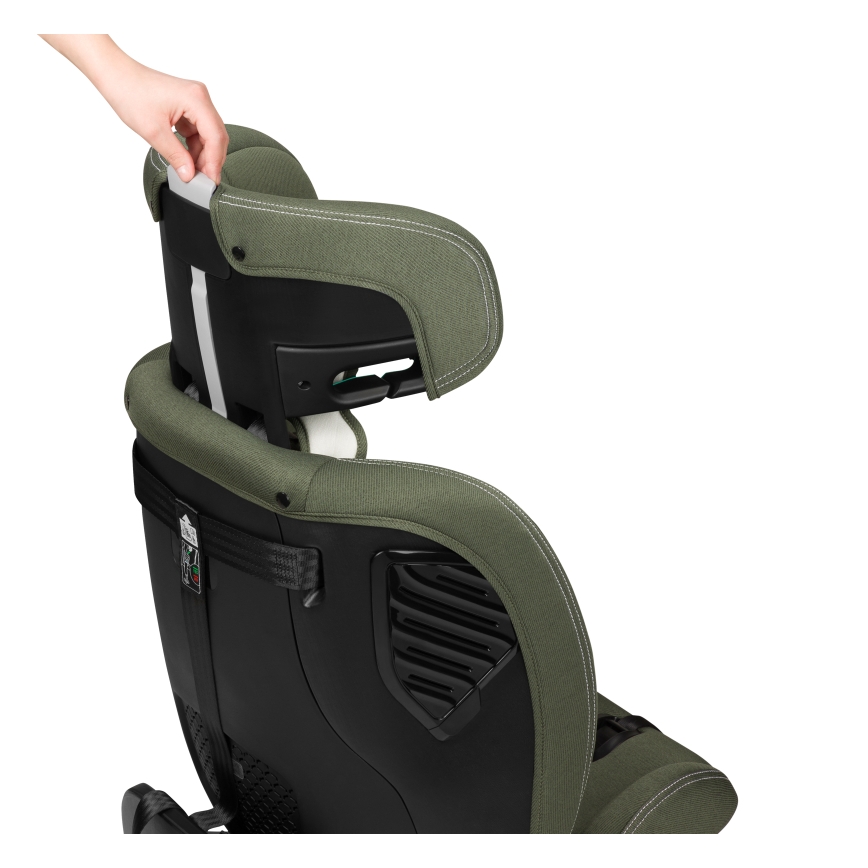 Lionelo - Drejbar autostol med base BASTIAAN ONE i-Size 40-150 cm Olivegrøn