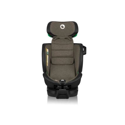 Lionelo - roterbar autostol med base HARMONY i-Size 40-150 cm sort/olivengrøn