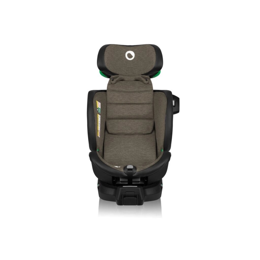 Lionelo - roterbar autostol med base HARMONY i-Size 40-150 cm sort/olivengrøn