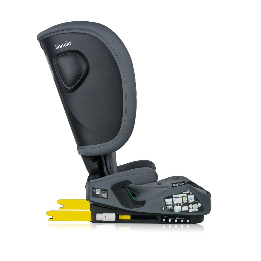 Lionelo - Sammenfoldelig bilstol NELLY i-Size 76-150 cm Grafitgrå