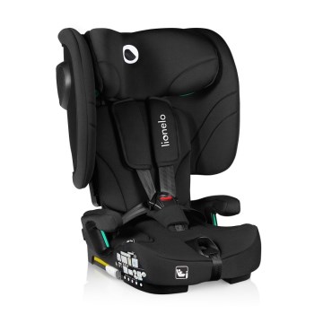 Lionelo - Sammenklappelig autostol NELLY i-Size 76-150 cm Sort Carbon