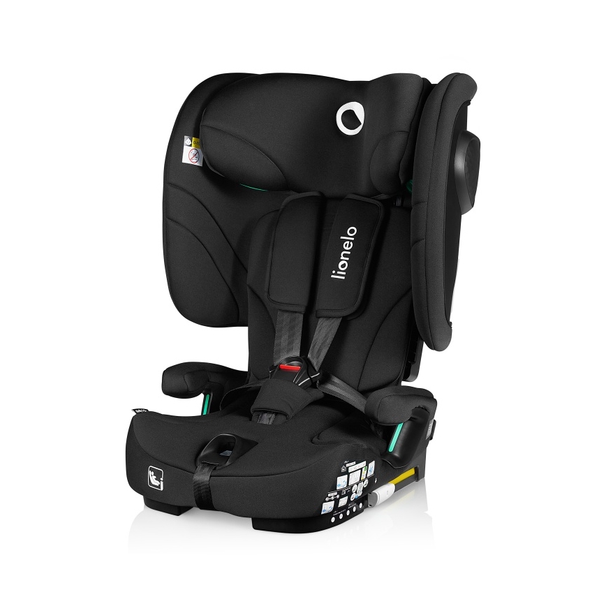 Lionelo - Sammenklappelig autostol NELLY i-Size 76-150 cm Sort Carbon