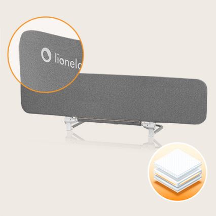 Lionelo - Sengehest LORA XL mørkegrå