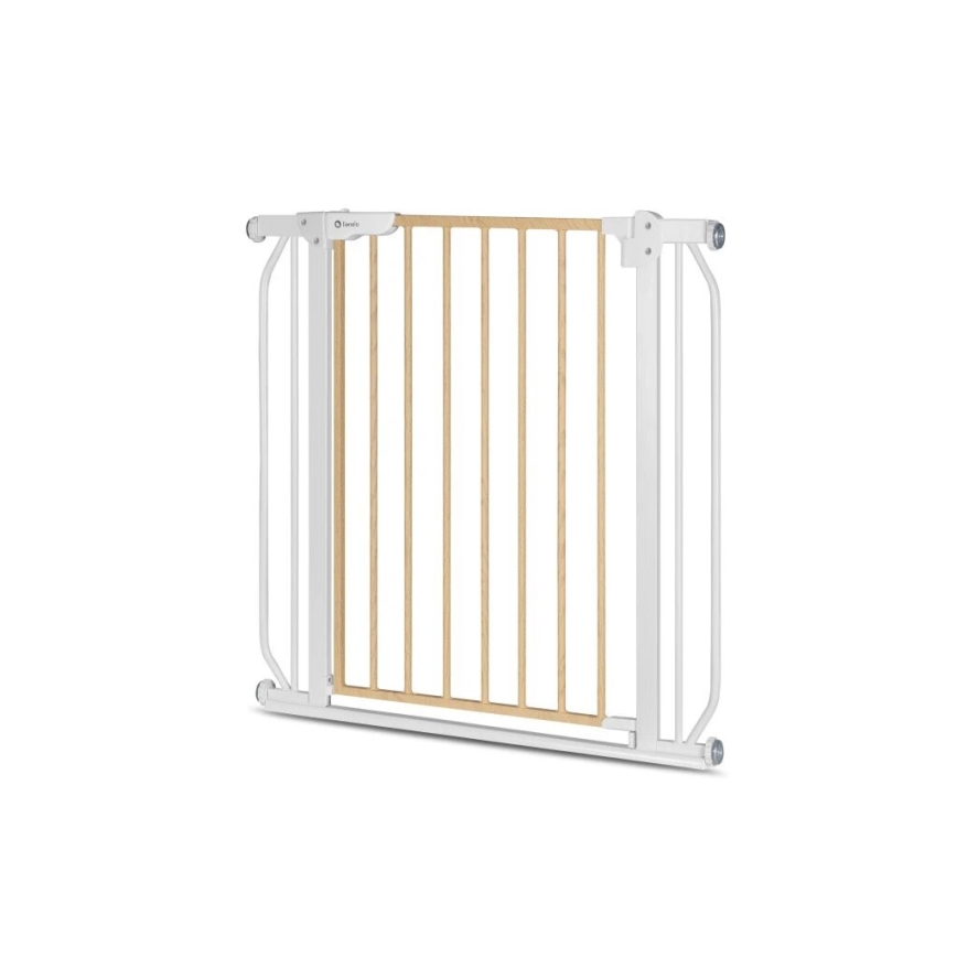Lionelo - Sikkerhedsgitter TRUUS SLIM hvid/beige