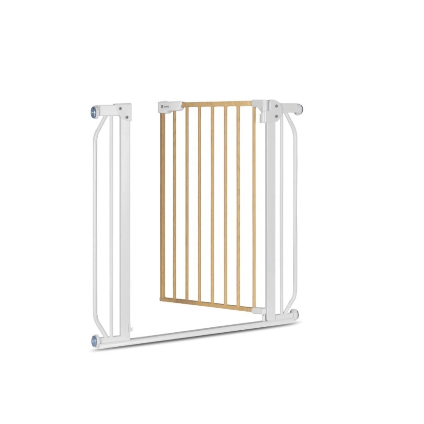Lionelo - Sikkerhedsgitter TRUUS SLIM hvid/beige